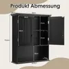 Badezimmerschrank hängend Holz, Hängeschrank Bad mit Produktbild-Vorschau 7