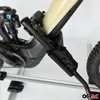 Close-up view of a bicycle mounted on a roof rack. Náhľad obrázku produktu