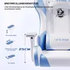 Close-up of a gaming chair with instructional diagrams on the left. Anteprima dell’immagine prodotto