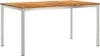 vidaXL Esstisch 150x90x75 cm Massives Teakholz und Produktbild-Vorschau 1