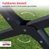 Grafner Campingtisch klappbar 89x58x43cm Holzoptik niedrige Produktbild-Vorschau 6