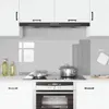 vidaXL Küchenrückwand Hellgrau 120 x 60 cm Gehärtetes Glas Produktbild-Vorschau 3