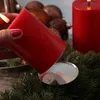 Adventskranzstecker ohne Dorn - Adventskerzenhalter - Metall - H: 4,5cm - D: 8cm - silber - 4er Set Produktbild-Vorschau
