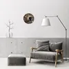 Glasuhr Wanduhr Küchenuhr Echt-Glas 30fi cm Kaffee braun Produktbild-Vorschau 4