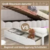STILVORA Divano letto 90×200, divano letto con meccanismo Anteprima dell’immagine prodotto 5
