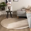 Volero - Tapis rond à poils courts – Cozy Beige - Ø 120cm Voir les images du produit 1