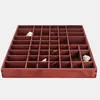Woodweaver | Drewniany bordowy organizer na biżuterię – 51 Podgląd zdjęcia produktu 4