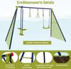 Kinderschaukel 3-in-1-Schaukelständer aus Metall 278 x 142 Produktbild-Vorschau 3