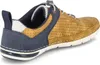 Bugatti Herren Schnürschuhe Halbschuhe Gelb Blau Textil & Produktbild-Vorschau 4