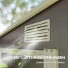 Outsunny Metall Gerätehaus 2,81m² 154x206,5x181 cm Produktbild-Vorschau 8
