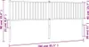 vidaXL Kopfteil Metall Weiß 200 cm - Kopfteil - Kopfteile - Produktbild-Vorschau 7