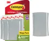 Command Universal-Klebenagel Jumbo 17048, Silber 4 Haken + Produktbild-Vorschau 1