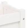 vidaXL Pflanzkübel mit Beinen Weiß 70x31x70 cm Massivholz Produktbild-Vorschau 9