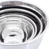relaxdays 10019120_305 relaxdays Schüssel-Set BOWLY silber Anteprima dell’immagine prodotto 6