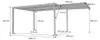 sweeek - Pergola mit Lamellendach Palace 3x4m mit Vordach Produktbild-Vorschau 6