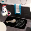 Mr. & Mrs. Panda Badezimmer Matte Robbe Lachen - Schwarz - Produktbild-Vorschau 3