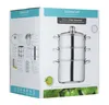 3-tier- Dampfer Avec Couvercle En Verre 20Cm - Cuisine De Voir les images du produit 2