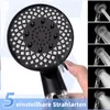 ZMH Duschkopf Schwarz Shower mit 1,5 m Schlauch Produktbild-Vorschau 4