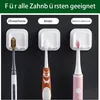 Set mit 2 selbstklebenden Zahnbürstenhaltern – Wandmontage Produktbild-Vorschau 4