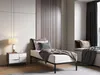 Telaio letto moderno BED ALU, colore nero / struttura in Anteprima dell’immagine prodotto 3