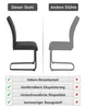 Hela Tische, 4er Set Freischwinger MARS - Bezug Webstoff Produktbild-Vorschau 6