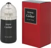 A bottle of Pasha de Cartier Édition Noire Eau de Toilette and its red packaging are displayed side-by-side against a white background. Náhľad obrázku produktu