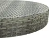 vidaXL Záhradný stôl Grey 75,5x106 cm Poly Rattan Náhľad obrázku produktu 2