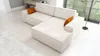 Ecksofa TOR mit Schlaffunktion. Farbe: Cream. Produktbild-Vorschau 2