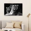 MuchoWow® - Leinwandbilder - Tiger - Tiere - Schwarz - Produktbild-Vorschau 6