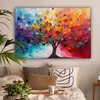 Leinwand Bilder 120x80 cm - Lebensbaum - Farbenfroh - Produktbild-Vorschau 2