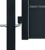 vidaXL Gartentor aus PVC und Stahl 100 x 81 cm Anthrazit Produktbild-Vorschau 2