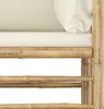 Close-up of a bamboo sofa frame with cushions. Produktbild-Vorschau