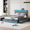 ProximaX Polsterbett 140x200cm mit Ladefunktion, LED und Produktbild-Vorschau 10