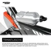 Close-up of a water bottle holder and bottle on a stationary bike. Produktbild-Vorschau