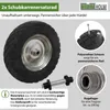 2x Schubkarrenrad pannensicher Vollgummi 4.80/4.00-8 Produktbild-Vorschau 2