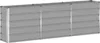 ViadXL Vaso da fiori Grigio chiaro 240 x 40 x 75 cm Acciaio Anteprima dell’immagine prodotto 1