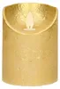 Anna's Collection Stumpfe Kerze - LED - gold - 10 cm Produktbild-Vorschau 14