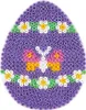 Hama® Bügelperlen Midi - Stiftplatte Osterei gelb Produktbild-Vorschau 2