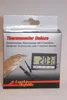 The image shows the retail packaging for a Lucky Reptile Thermometer Deluxe. Produktbild-Vorschau