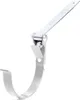 A metal gutter hook with a hinge, shown against a white background. Anteprima dell’immagine prodotto