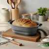 Kuketo | Silikon Brotbackform Groß Schwarz – Faltbare Produktbild-Vorschau 3