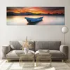 Bilder auf glas - Einteilig - Westen Sonne Boot - 160x50cm Produktbild-Vorschau 7