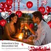 31-teiliges Valentinstag-Deko-Set mit Herzballons & Rosenblättern Productafbeelding-voorbeeld