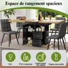 MODFU Table à Manger Extensible - Table de Cuisine avec Voir les images du produit 5