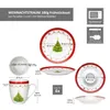 set da colazione 18 pezzi Sogno di Natale in porcellana 6 Anteprima dell’immagine prodotto 5