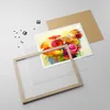 Gerahmtes Poster - Rahmen in heller Eiche - Blumen Frühling Produktbild-Vorschau 4