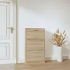vidaXL Szafka na buty dąb 59x17x108 cm materiał Podgląd zdjęcia produktu 9
