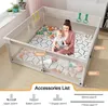 Baby Laufgitter mit Matte 150x150 cm, Laufstall Baby mit Produktbild-Vorschau 5