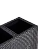 BELIANI Blumenkasten Schwarz Rattan Rechteckig 82 x 28 cm Produktbild-Vorschau 8