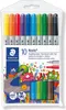STAEDTLER penne a punta in fibra D.tip NC astuccio 10 pezzi Anteprima dell’immagine prodotto 4